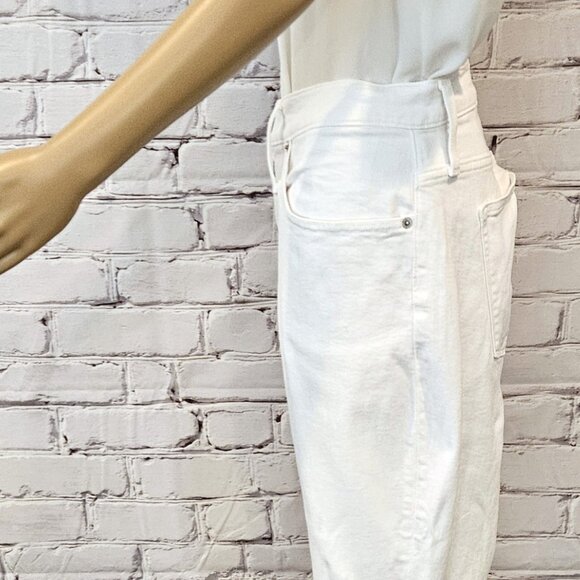 NWT!!! J.Crew Factory - Essential straight high rise button fly white jeans - Picture 10 of 13
